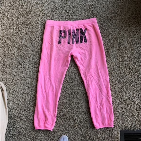 VS vintage pink sweats Sz M - Picture 5 of 7